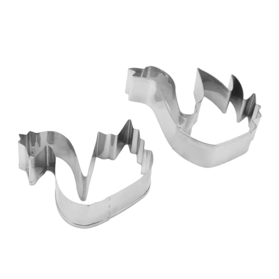 Set of 2 Stainless Steel Cookie Forming Tool Biscuits Pastries Baking Supplies Multipurpose Kitchen Bakewares