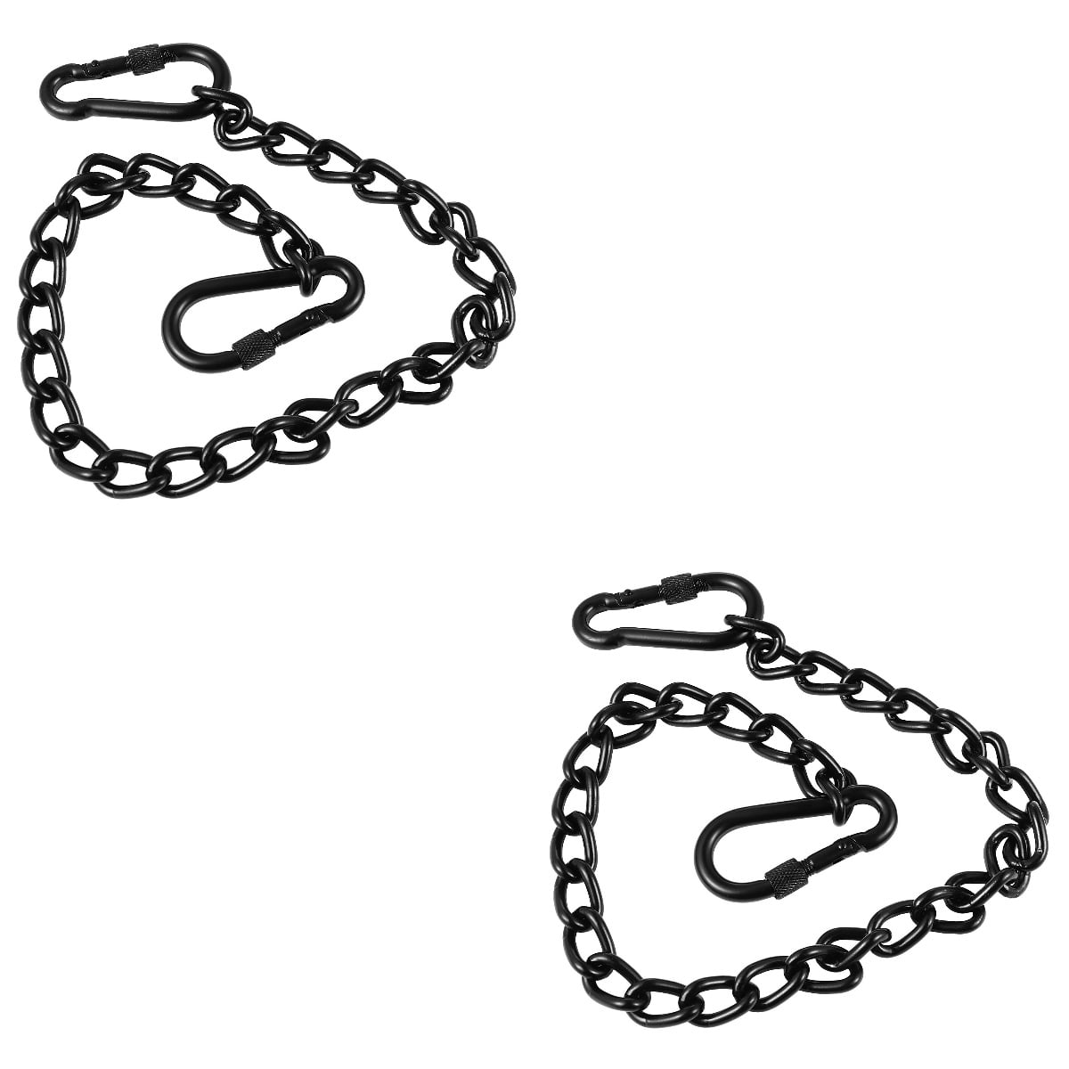 Set of 2 Stainless Steel Swing Chain Chair Hanging Chains Hammock Hook ...