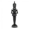 thumbnail image 1 of Set of 2 Standing Soldier In Black With A Drum Statuette, 1 of 1