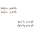 thumbnail image 1 of Set of 2 Star Barrette Rhinestone Women's Size 1 Silver, 1 of 8