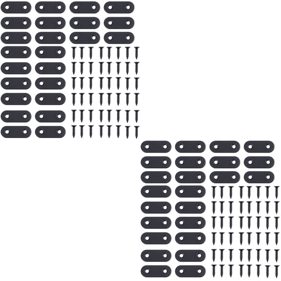 Set of 2 Steel Stainless Corner Code Shelf Bracket Furniture Joint Board Brace