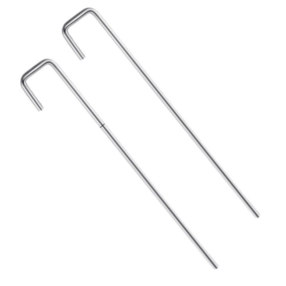 Set of 2 Steel Table Tennis Net J Clips Replacement Accessories Designed to Provide Strong Hold and Reliable Performance