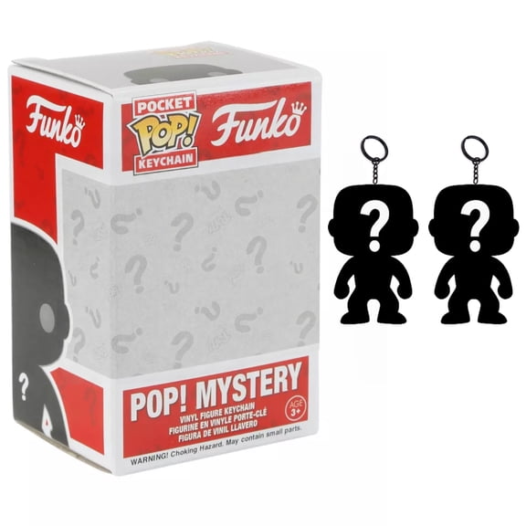 Set of 2 Surprise Mystery Mini Funko Pocket Pop! Keychains Randomly Selected