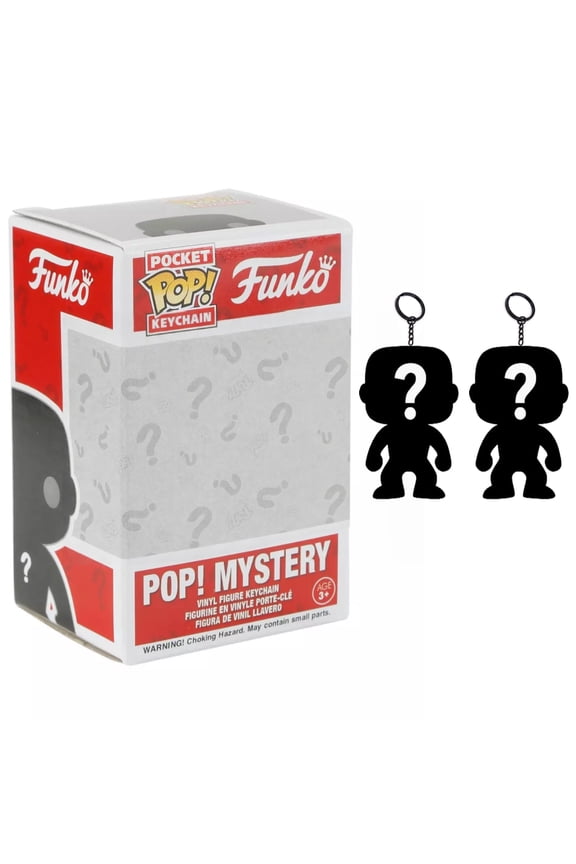 Set of 2 Surprise Mystery Mini Funko Pocket Pop! Keychains Randomly Selected