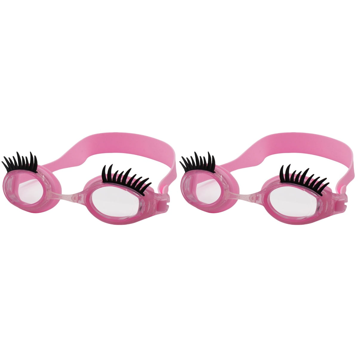 Set of 2 Swimming Glasses Outdoor Goggle Kids Goggles Eyelash Water