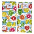 thumbnail image 1 of Set of 2 TROPICAL VIBES Citrus Slices Terry Kitchen Towels by Kay Dee Designs, 1 of 2