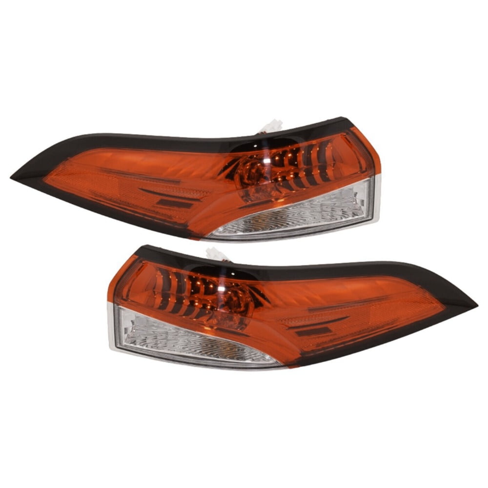 Set of 2 Tail Lights Taillights Taillamps Brakelights Driver