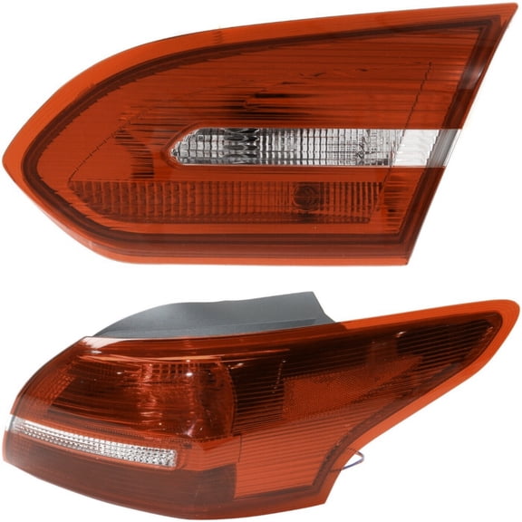 Set of 2 Tail Lights Taillights Taillamps Brakelights Passenger Right Side Pair