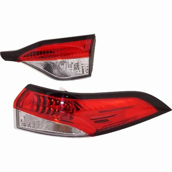 Set of 2 Tail Lights Taillights Taillamps Brakelights Passenger Right Side Pair