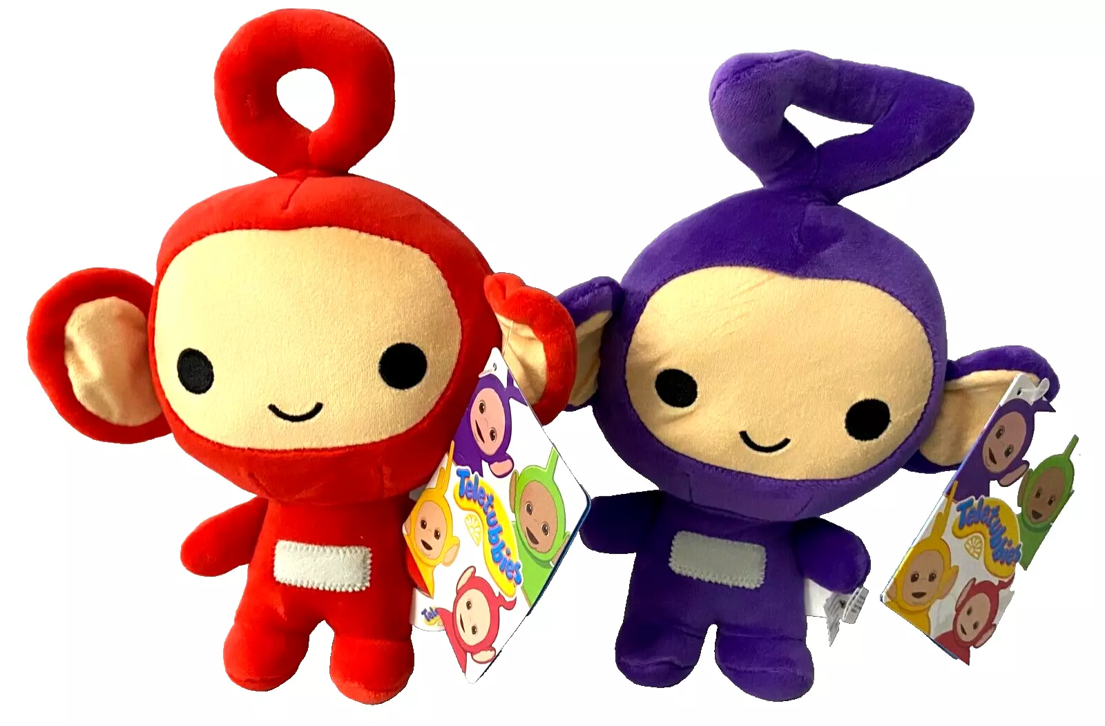 Set of 2 Teletubbies Plush Toys 8 inch Red & Purple - Walmart.com
