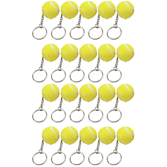 Set of 2 Tennis Key Keychain for Wonderful Objects