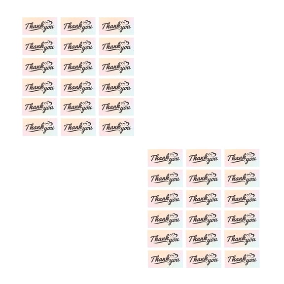 Set of 2 Thank You Cards Small Business Mini Post Positive Affirmation