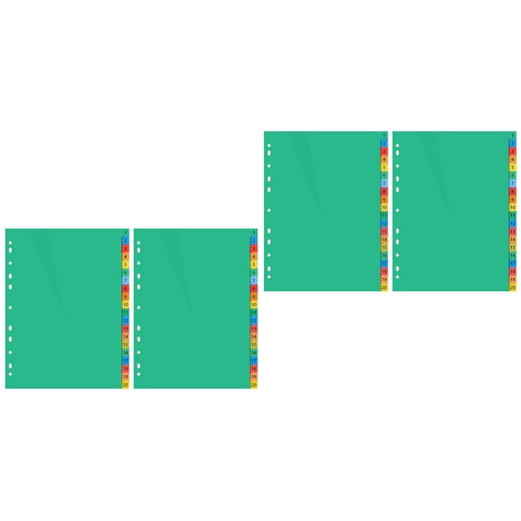 Set of 2 The Notebook Index Page Slip Professional Binder Tabs 30X22.5CM