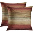thumbnail image 1 of Set of 2 Throw Pillow Cover Western Tribal Geometric Brown Southwest Decorative Pillow Case Home Decor Square 18 x 18 Inch Pillowcase, 1 of 6