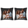 thumbnail image 1 of Set of 2 Throw Pillow Covers 18x18in - Cozy Geometric Pattern Design for Couch Bed Car - Soft and Stylish Cushion Cases, 1 of 8