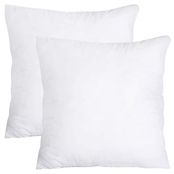 Set of 2 Throw Pillow Inserts 15.74x15.74 Inches, Non-Woven Decorative Pillow Inserts for Living Room