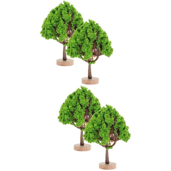 Set of 2 Toys Simulation Landscape Tree Train Track Model Trees