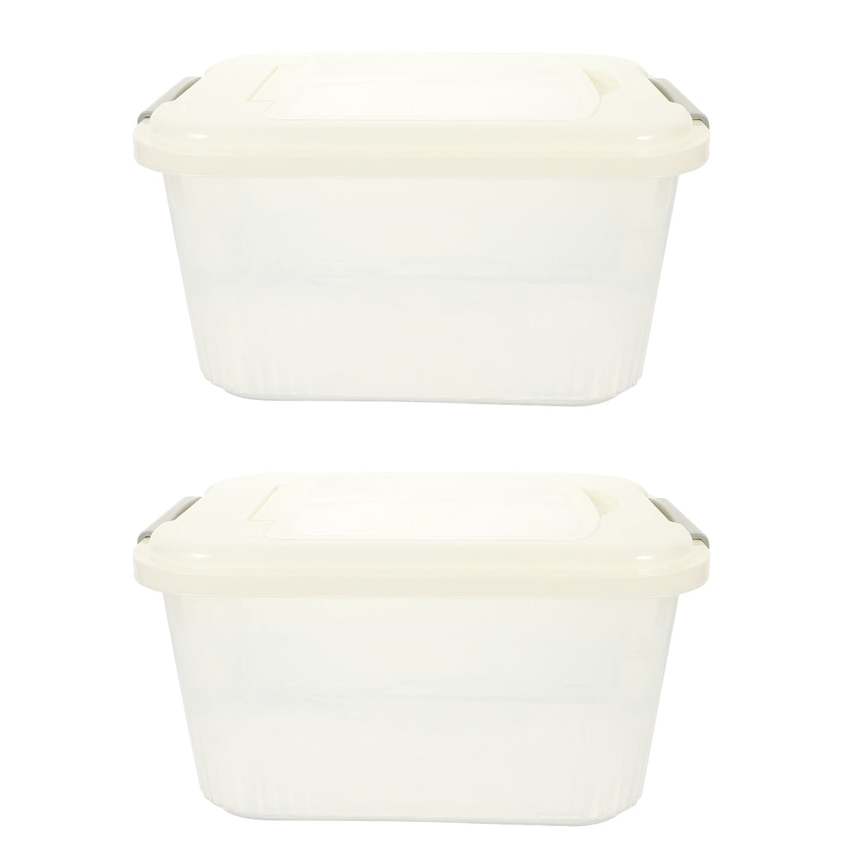 Transparent Rice Bucket 2 Count Transparent Rice Bucket Whole Grains Storage - Walmart.com