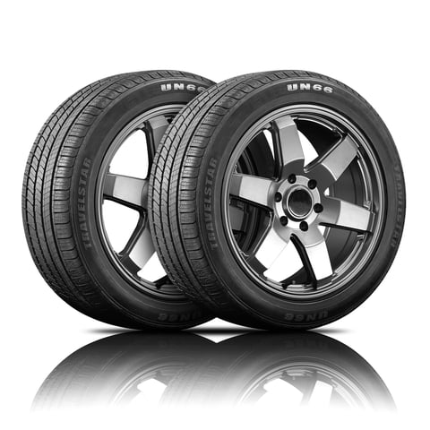 Travelstar Set of 2 Travelstar UN66 All-Season 225/55R18 98V Passenger Tires 225/55/18 (Tire Only) Simolary simolary.com