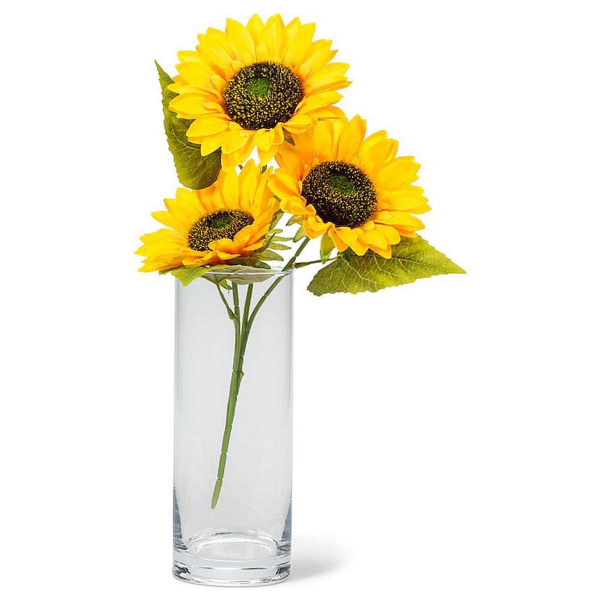 Set of 2 Triple Sunflower Stem