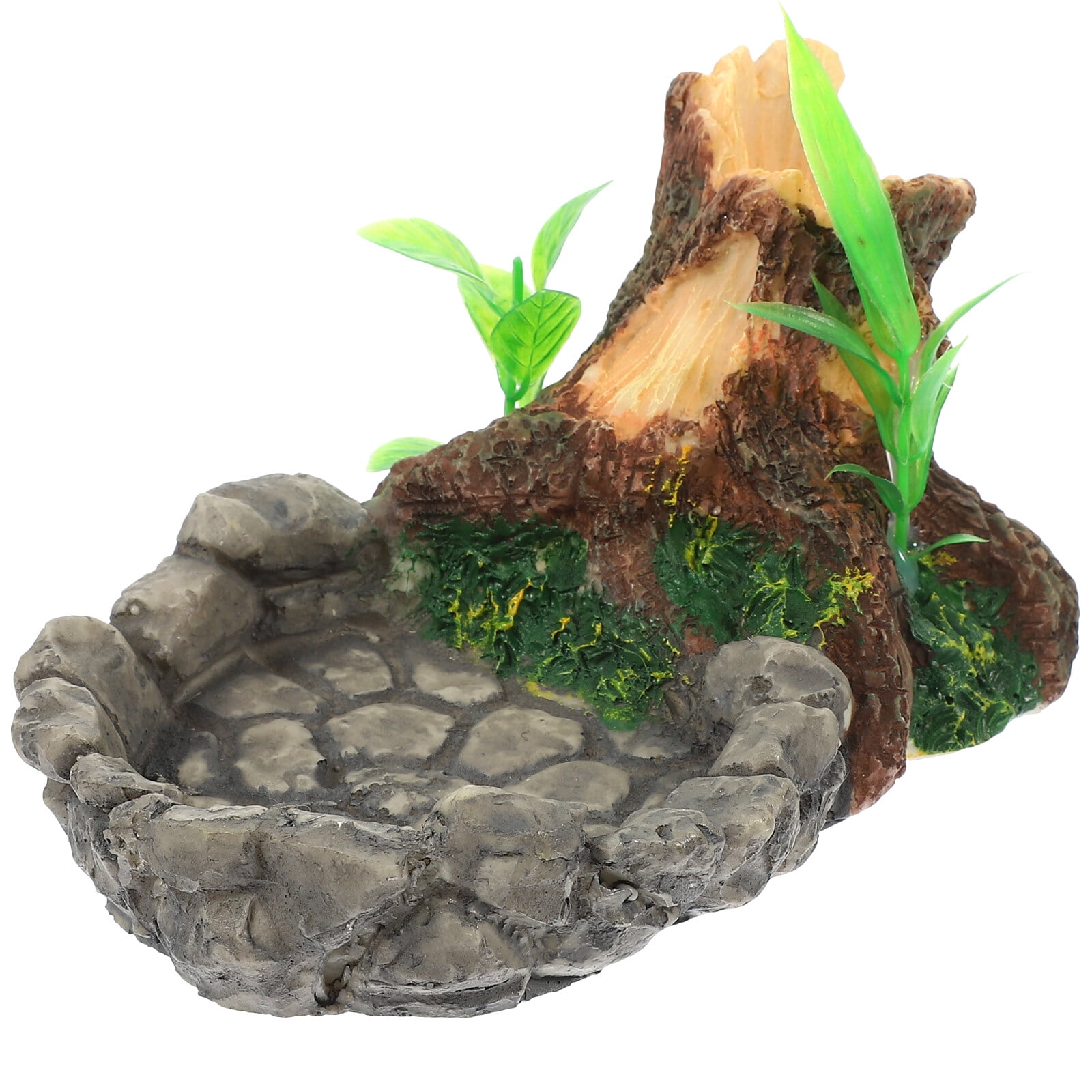 Set of 2 Turtle Birdbath Reptile Fogger Lizard Bowl Tortoise Water