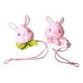 thumbnail image 1 of Set of 2 - Unique Reusable Shopping Bunny Tote Bag, 1 of 5