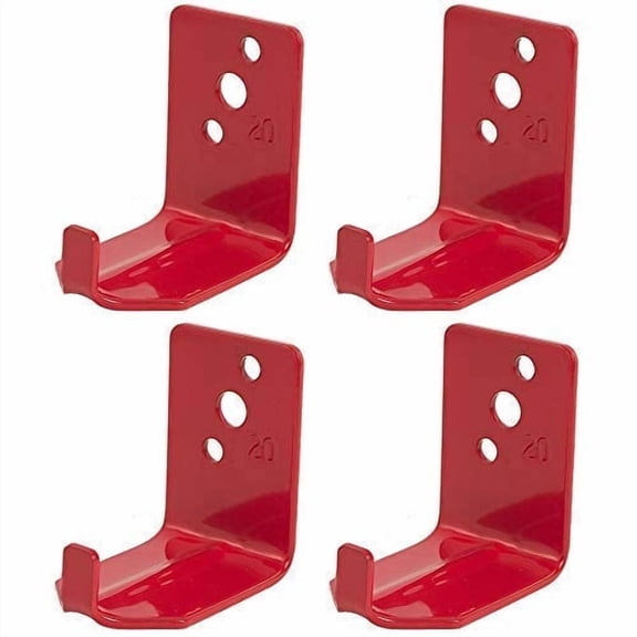 Set of 2 Universal Fire Extinguisher Wall Hook, Mount, Bracket, Hanger for 15 to 20 Lb. Extinguishers