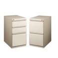 thumbnail image 1 of Set of 2 Value Pack Mobile 2 and 3 Drawer Filing Cabinets in Putty, 1 of 6