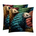 Set of 2 Velvet Throw Pillow Covers Inserts for Bed Pillow, Decorative