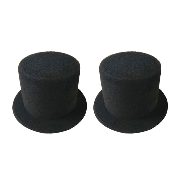 Set of 2 Versatile Miniature Hat For Doll Cosplay Waterproof Surfaces Millinery Top Hats Design