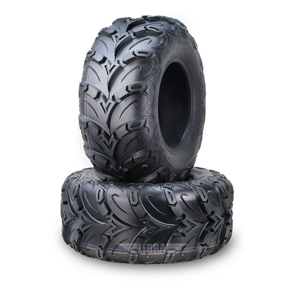 Set of 2 WANDA Radail ATV UTV Tires 26x10R12 6PR Mud Sling
