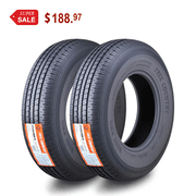 Set of 2 WINDA Premium Trailer Tires ST235/80R16 Radial 10PR Load Range E w/Side Scuff Guard