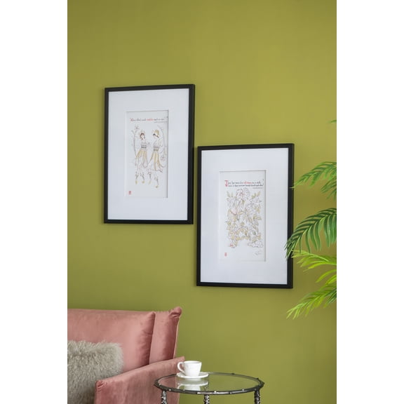 Set of 2 Wall Arts, Home Decor for Living Room, Dining Room, Bedroom, Hallway, 19.7x27.6"