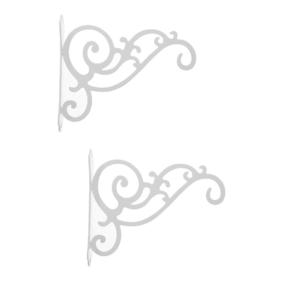 unbranded 2pcs Balcony Planter Hanger Bracket Metal Hanging Planter Bracket Hanging Basket Holder Hook