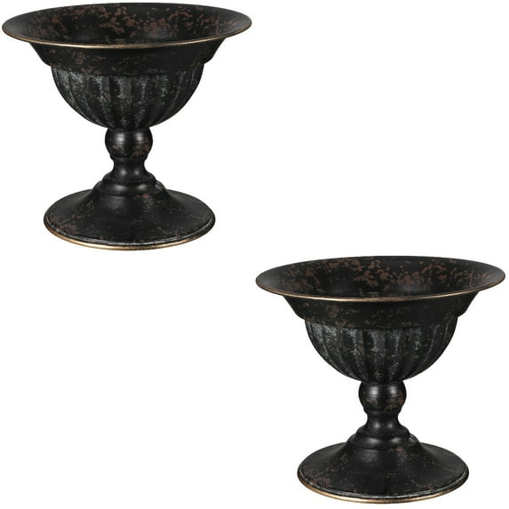 Set of 2 Wall Vases for Flowers Flowerpot Vintage Table Centerpiece