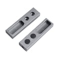 thumbnail image 1 of Set of 2 Wardrobe Poles Flanges Brackets Portable Sturdy Aluminum Designs for Bedroom Organization Use, 1 of 10