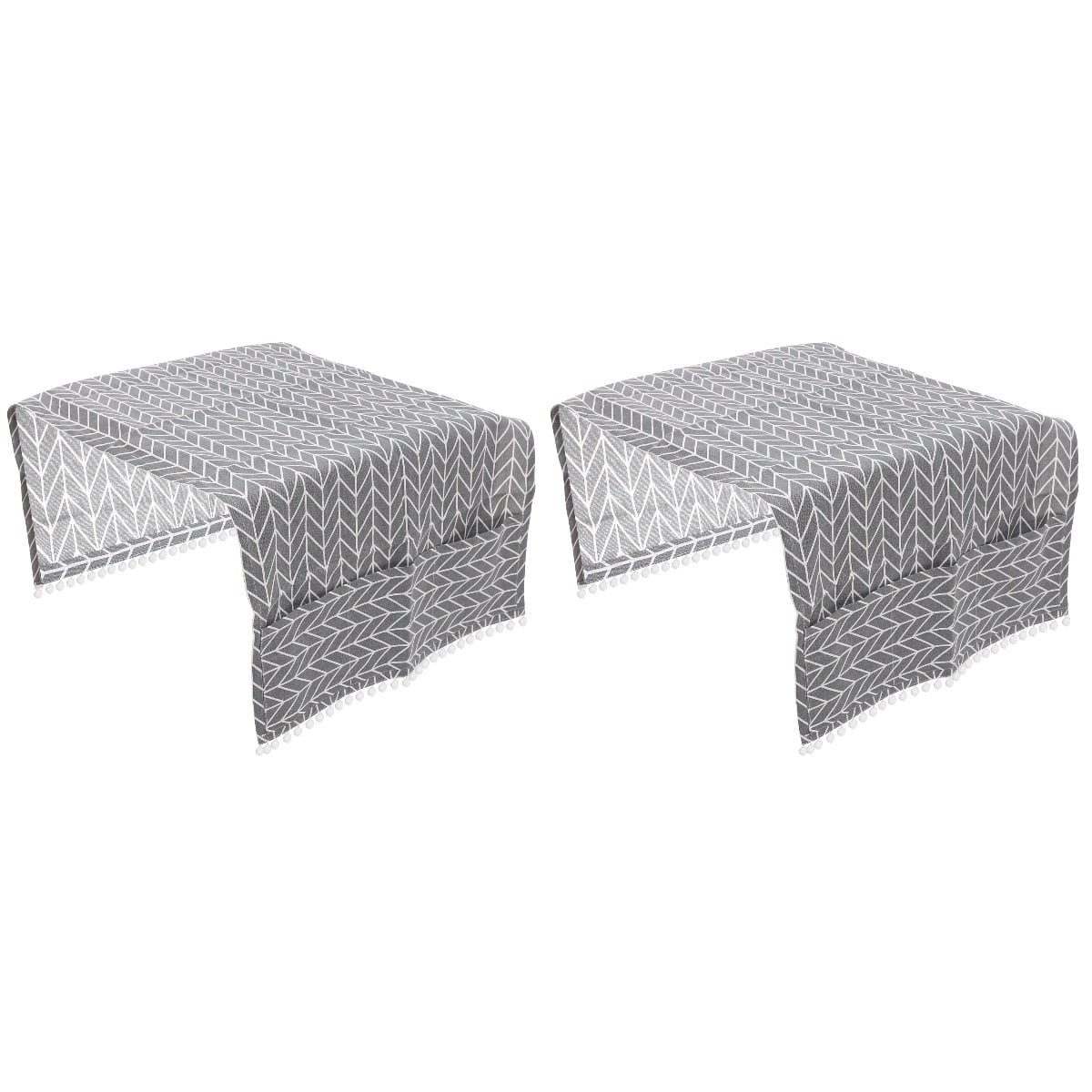 Set of 2 Washing Machine Cover Appliance Refrigerator Covers