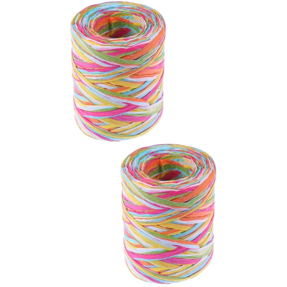 Set of 2 Wedding Raffia Rope Home Decor Accessories