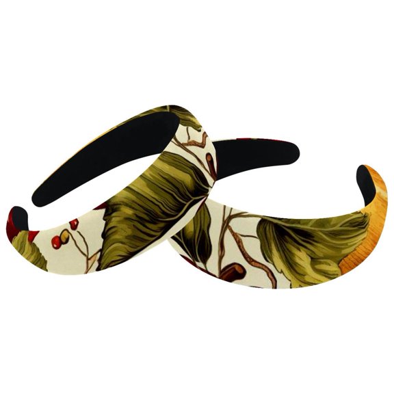 Set of 2 Wide Headbands for Women Soft Head Bands Hairbands for Women Girls Fruit Headband for Women Hairbands Hair Accessories