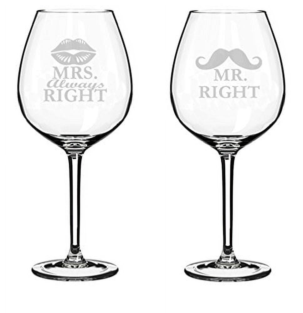 Wedding Couple Drinking Glass Set (2 Pack)