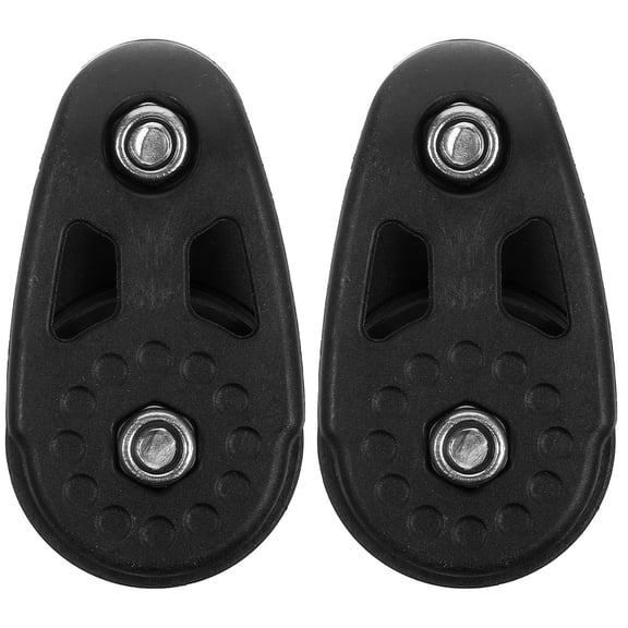 Set of 2 Wire Rope Pulley Marine Anchor Buckle Sailboat Block Lifting Sports Nylon