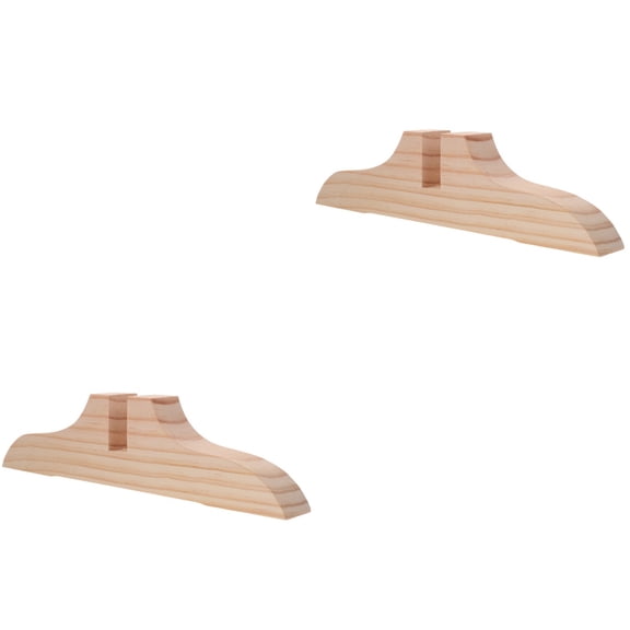Set of 2 Wooden Screen Base Room Partition Support Brackets Room Screen Clips Home Accessory Divider Bracket Office