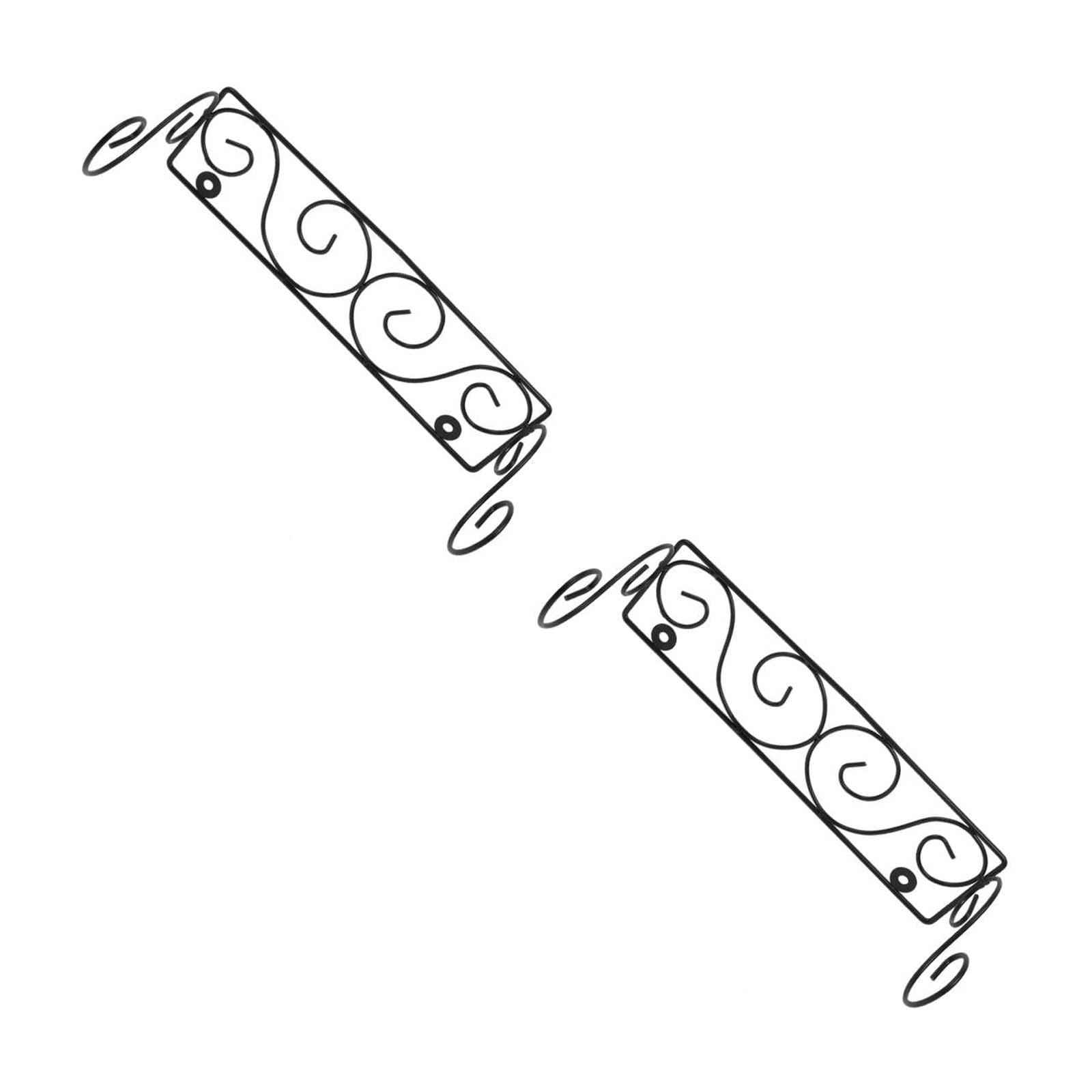 Wrought Iron Ribbon Roll Rack Set of 2 Wrought Iron Roll Stand Toilet Holder Paper Rack - Walmart.com