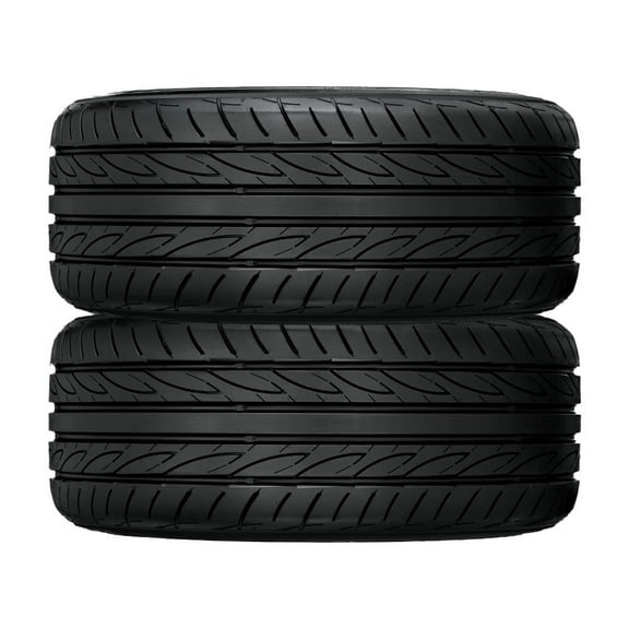 Set of 2 Yokohama Advan Fleva V701 215/45R17 91W XL Tires Fits: 2011-13 Honda Civic Si, 2010-11 Toyota Prius Base