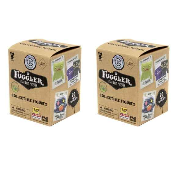 Set of 2 Zuru Fuggler Mystery Collectible Mini Figures Limited Edition Designs