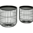 thumbnail image 1 of Set of 2 round steel coffee tables - Storage for stuffed animals and more, 1 of 6
