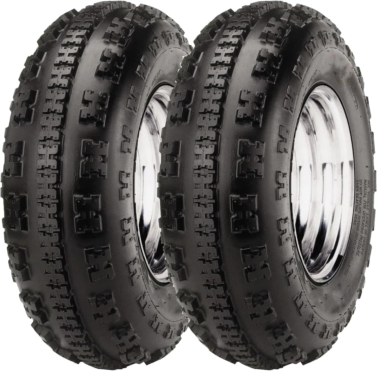 21x7x10 Atv Tires Lawn Mower Tires SunF A027 ATV/UTV Knobby Tires - 21x7-10 6PR Tubeless Sport Set (2 Tires) A027 Tires 20x10x9 Atv Tires - Foto 6