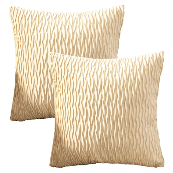 Set of 2 velvet decorative embrace pillowcase square texture set Pillowcase sofa bedroom