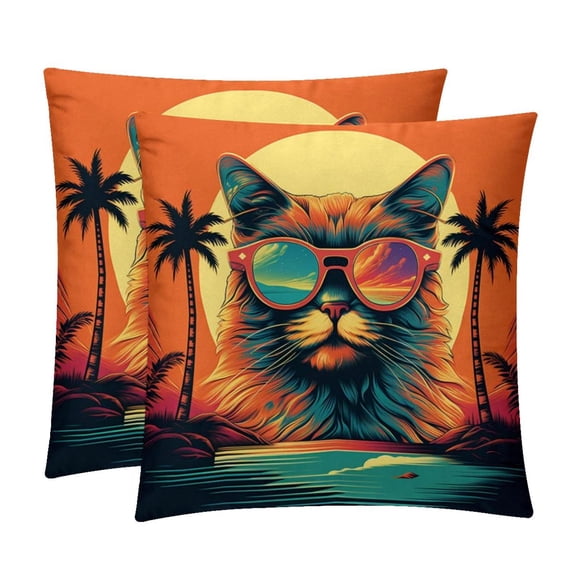 Set of 2 with Velvet Fabric and Unique Patterns for 16x16, 18x18, 20x20 Inch Throw Pillow Inserts, Throw Pillows, Throw Pillow - for Any Occasion