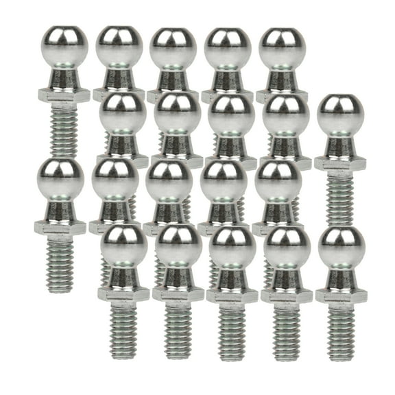 Set of 20 Ball Studs 13mm , 5/16 X 18 Thread Zinc Color For Lift New for Car Gas Shock Strut - Lift Supports Depot C-BS13-1Z-20-a